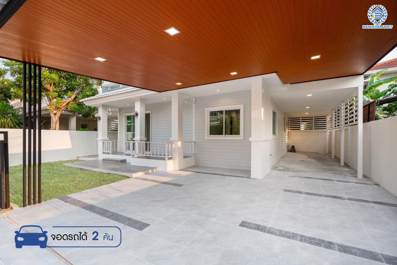 บ้านมือสองตกแต่งใหม่ แบรนด์ LH ม.ชลลดา บางใหญ่-เซ็นทรัลเวสต์เกต หลังใหญ่ เนื้อที่ 52.5 ตร.ว. ฟังก์ชัน 5 ห้องนอน (มีห้องนอนชั้นล่าง 2 ห้อง) 2 ห้องน้ำ 2 ที่จอดรถ Facilities ครบครัน บนทำเลเดินทางสะดวก เชื่อมต่อถ.กาญจนาภิเษก และเพียง 10 นาทีถึงรถไฟฟ้า "สถานีคลองบางไผ่"